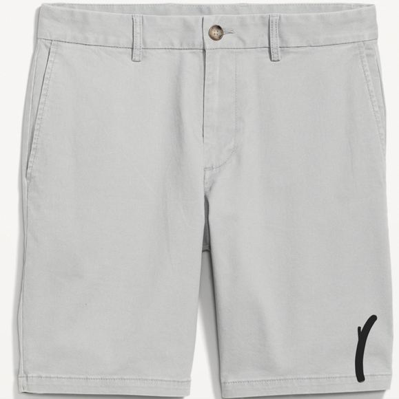 3 pair Slim Built-In Flex Rotation Chino Shorts for Men -- 9-inch inseam - Picture 2 of 2